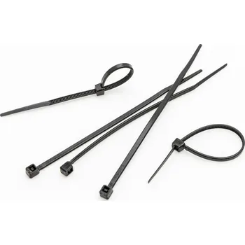 Stahovací páska SP 24c Stahovací páska 300x7,6mm (100ks) černá