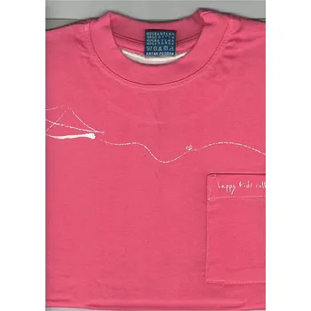 Dětské tričko PO-2048, krátký rukáv, růžová, vel. 122