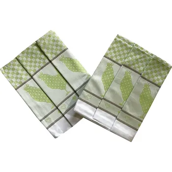 Utěrka Svitap Slepičky zelené 50 x 70 cm 3 ks