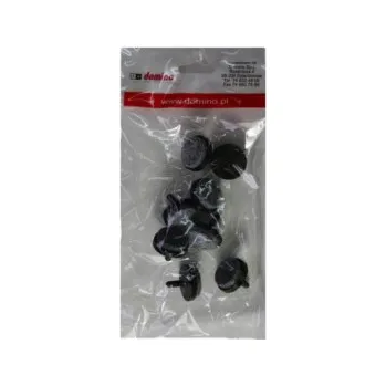 Příslušenství k židli Skluz s čepem včetně filcové podložky černý d24 - 8 ks