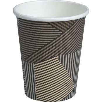 Jednorázové nádobí Papírový kelímek 480 ml COFFEE TO GO - Lines (pr. 90 mm) (50 ks)