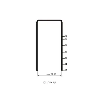 Průmyslová sponka Spony na folie 580/16 ZN
