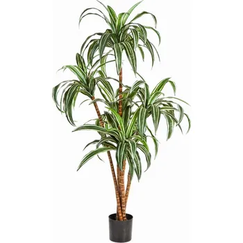 umělá květina Luxusní umělá palma DRACAENA STROM X 6, 150 cm