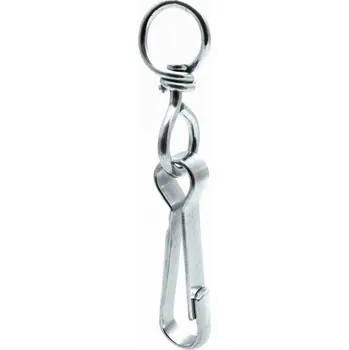 Karabinka řetězová s obrtlíkem 90mm