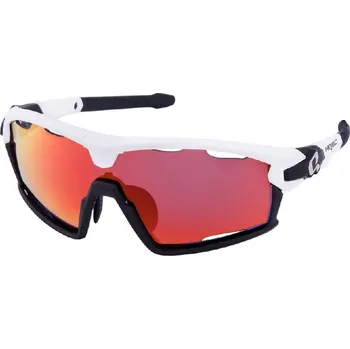 cyklistické brýle HQBC brýle Qert Plus FF bílé 3 v 1 HD + čirá a ora