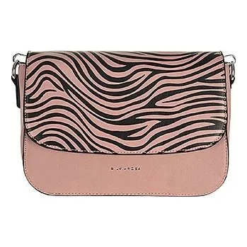 Dámská růžová crossbody Silvia Rosa 5451 (Moderní dámská kabelka Conti)