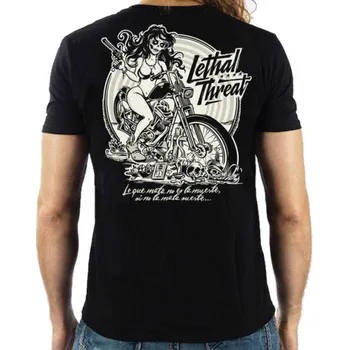 Pánské tričko tričko hardcore pánské - LA MUERTE - LETHAL THREAT - LT20724
