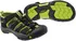 Chlapecké sandály KEEN Newport H2 K black/lime green