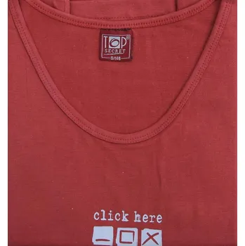 Dívčí tričko bez rukávů PO-3058, červená, vel. 158 ( )