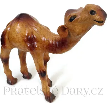 Velbloud - Dromedár Soška / Kůže 20cm