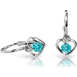 Cutie Jewellery zlaté dětské naušnice C1943B-Mint Green