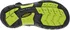 Chlapecké sandály KEEN Newport H2 K black/lime green