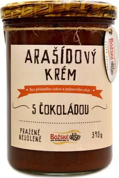 Božské oříšky Arašídový krém s čokoládou 390 g