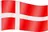 Tuin Vlajka Dánsko 120 cm x 80 cm