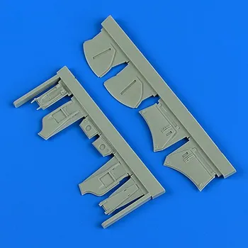 Plastikový model Quickboost 1/48 Hawker Hunter undercarriage covers (Airfix)