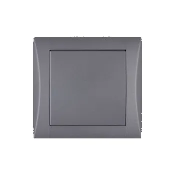 vypínač spínač č.1/0 (tlačítko) ELEGANT - grafit, komplet