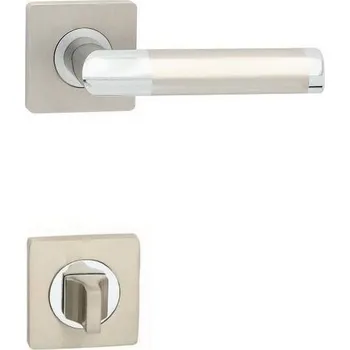 Dveřní kování Cobra Nicol-S WC OCN C04611H630 chrom lesklý/nikl matný