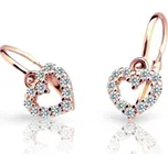 Cutie Jewellery zlaté dětské naušnice C2157R-White