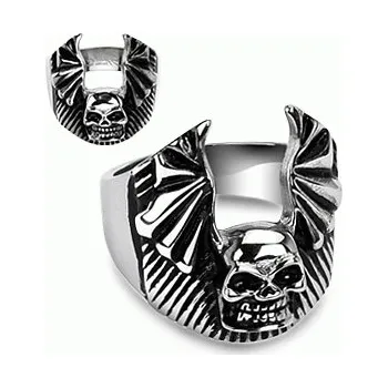 Prsten Steel Edge Ocelový prsten Spikes 10643 velikost: 71