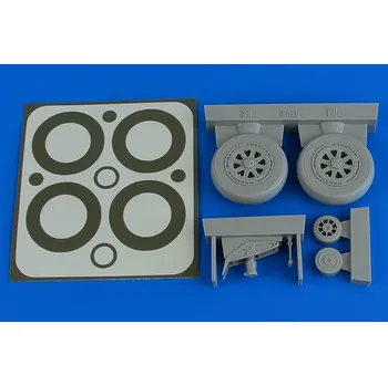 Plastikový model Aires 1/32 A1H Skyraider wheels & paint masks