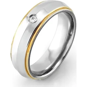 Prsten Steel Edge snubní prsteny z chirurgické oceli MCRSS010 Velikost: 52