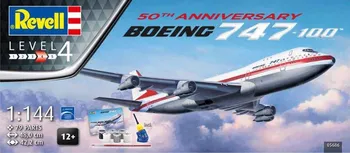 Plastikový model Revell Boeing 747-100 50th Anniversary 1:144 