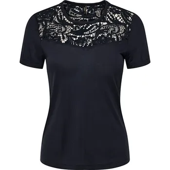 Dámská halenka Only Alba S/S Crochet Mix Top Jrs Night Sky 