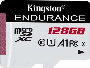 Paměťová karta Kingston Endurance microSDXC 128 GB Class 10 UHS-I U1 A1 (SDCE/128GB)