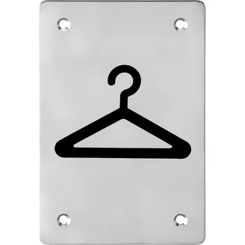 Informační tabulka Piktogram Šatna HR nerez (Piktogram Šatna HR nerez)