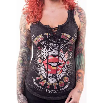 Dámské oblečení tílko dámské - ANGEL FREE TO BE ME - LETHAL THREAT - LA20597