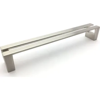 Nábytkové kování Tulip OMONO broušený nikl 160 mm