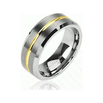 Prsten Steel Edge Wolframový prsten 113 Velikost: 64