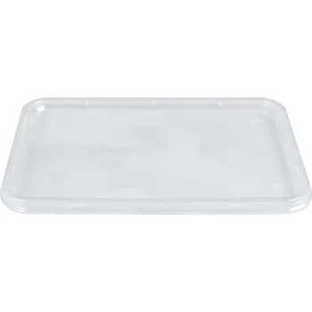 Jednorázové nádobí Víčko průhledné REUSE pro vaničky hranaté č.4867-71 (PP) (50 ks)