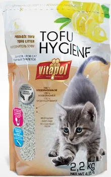 Podestýlka pro kočku Vitapol Tofu citrónová 3,8 l