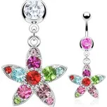 Steel Edge piercing do pupíku 10112 Barva: Růžová