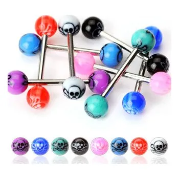 Piercing Steel Edge piercing jazyka ASK Barva: Červená