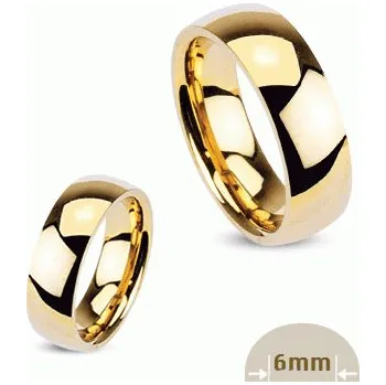 Prsten Steel Edge snubní prsteny levně 002-6 Velikost: 49