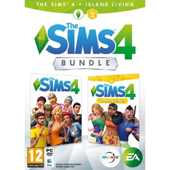 Počítačová hra The Sims 4 Bundle The Sims 4+Život na ostrově PC