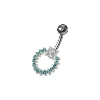 Piercing Steel Edge piercing do 0564 aqua Barva: Sv.modrá