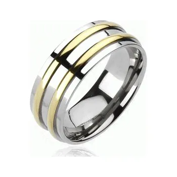 Prsten Steel Edge Prsten pro muže 3028 Velikost: 59