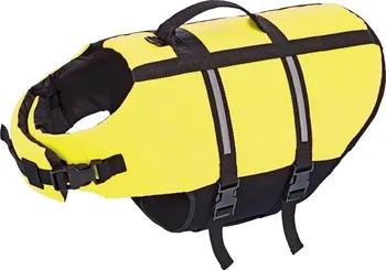 Obleček pro psa Nobby Elen záchranná vesta pro psa neon žlutá L 40 cm