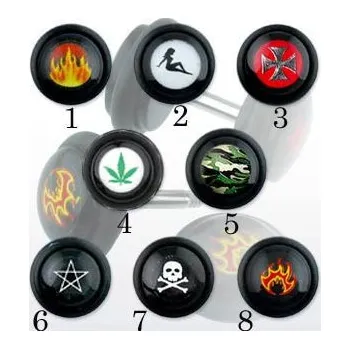 Piercing Steel Edge falešný plug 27 Varianta: 1