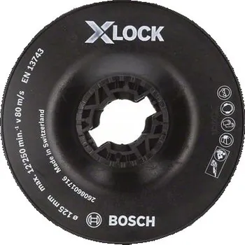 Brusný talíř Bosch příslušenství professional Opěrný talíř systému X-LOCK, 125 mm, hrubý 2608601716