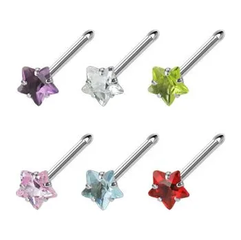 Piercing Steel Edge piercing nosu SENOSEB07 Barva: Bílá