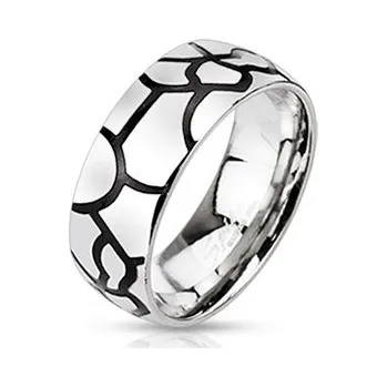 Prsten Steel Edge chirurgická ocel prsteny 2183 Velikost: 68