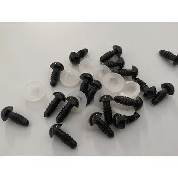 Bezpečnostní oči 12mm černé