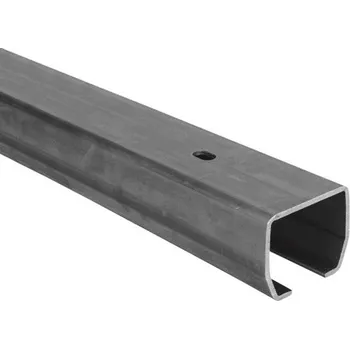 CAIS Vodící C profil posuvné brány STAGE-MB střední pr. 95x86 mm bez povrchové úpravy, cena za 6m - prodej po 6m