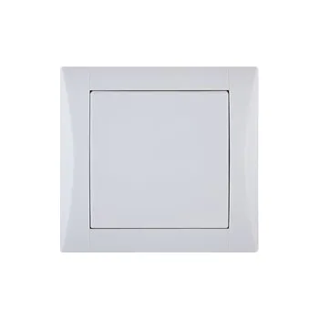 vypínač spínač č.1/0 (tlačítko) ELEGANT - kouř.šedá, komplet