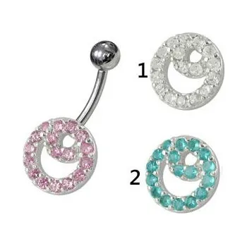 Piercing Steel Edge piercing do břicha 0821 Varianta: 2