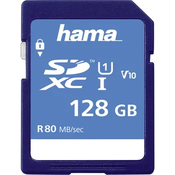 Paměťová karta Hama SDXC 128 GB Class 10 UHS-I U1 V10 (124137)
